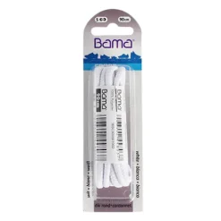 Bama Shoecare Shoe Care<Bama Cord Lace - White - 90cm