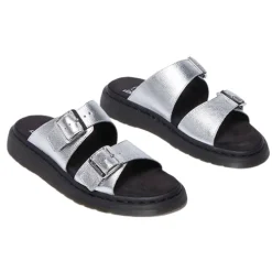 Dr. Martens Sandals<Ladies Mules - Josef - Silver