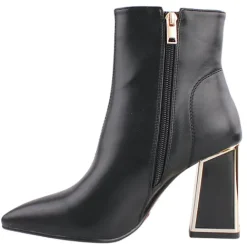 Una Healy Boots<Block Heeled Ankle Boots - Tiny Dancer - Black